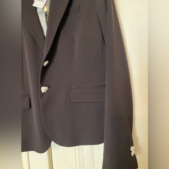 NWT J Crew Mercantile (this is J Crew’s high-end line)Blazer, black size 12. - Picture 7 of 14